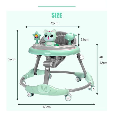 Atttw-Baby Walker Balance Car Multi-functional Foldable Anti-O-Legs_1