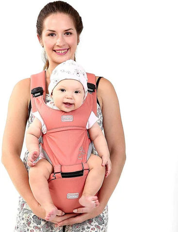 Multifunction Ergonomic Hipseat Baby Carrier - Pink